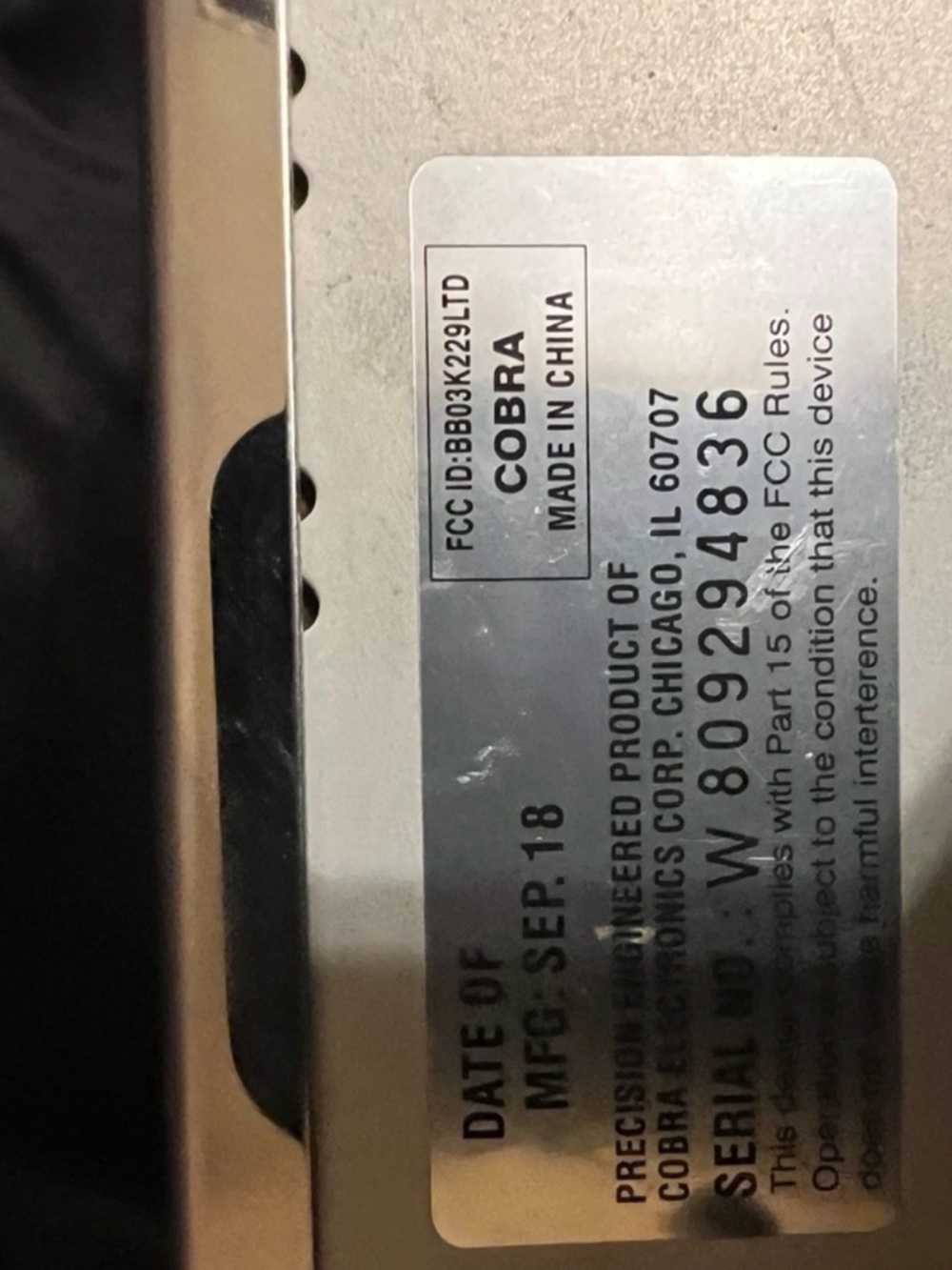 Cobra 29 LTD Chrome Professional CB Radio with Microphone - Picture 12 of 14